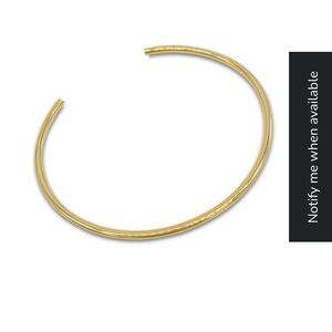 Gorgeous understated thin gold cuff
